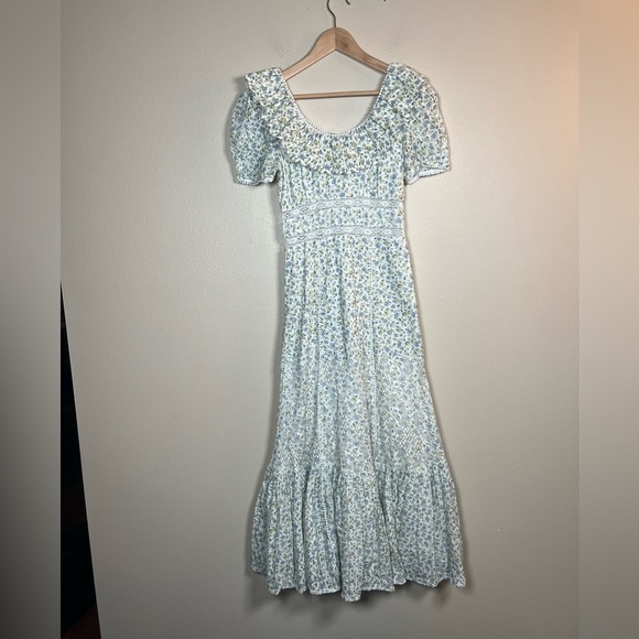 Loveshackfancy Stassie Dress White Garden Stream Size 2 - Picture 3 of 11